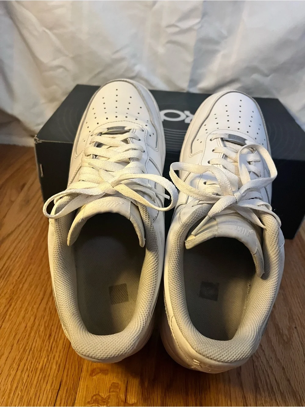Nike Men's All-White Low Top Sneakers